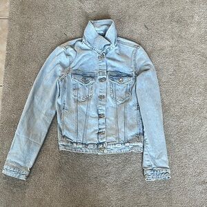 Zara Light Wash Denim Jacket